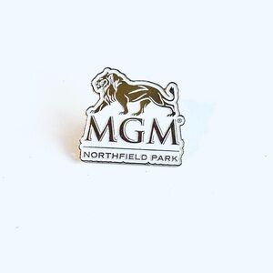 MGM Northfield Park Silver Lapel Pin